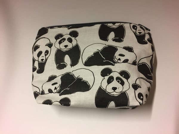 kleine Tasche Panda genäht Handarbeitseckle