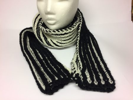 Schal gestrickt Handarbeitseckle