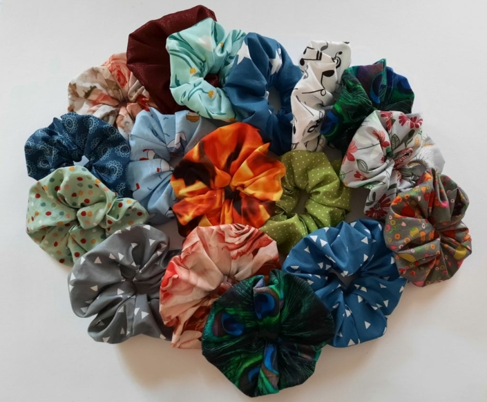 Scrunchie Haargummi Haar-Accessoire Handarbeitseckle