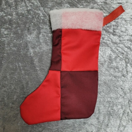 Nikolausstiefel Nikolaussocke Weihnachssocke Christmas Stocking genäht Handarbeitseckle