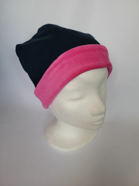 Wendebeanie, Beanie mit Umschlag, Longbeanie, Handarbeitseckle