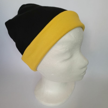 Wendebeanie, Beanie mit Umschlag, Longbeanie, Handarbeitseckle