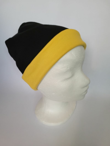 Wendebeanie, Beanie mit Umschlag, Longbeanie, Handarbeitseckle