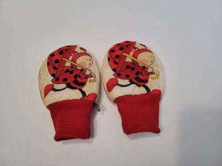Fäustlinge, Handschuhe, Babyhandschuhe, gefütterte Handschuhe, Handarbeitseckle