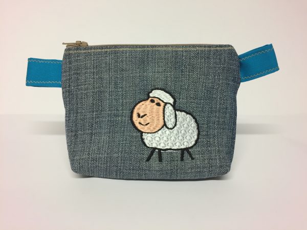 kleine Tasche Schaf Handarbeitseckle