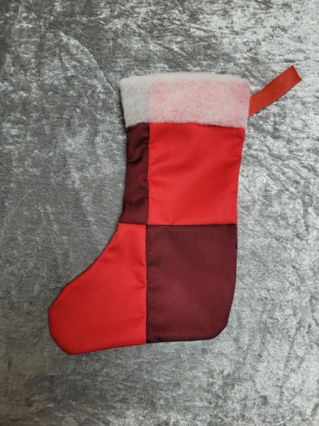 Nikolausstiefel Nikolaussocke Weihnachssocke Christmas Stocking genäht Handarbeitseckle